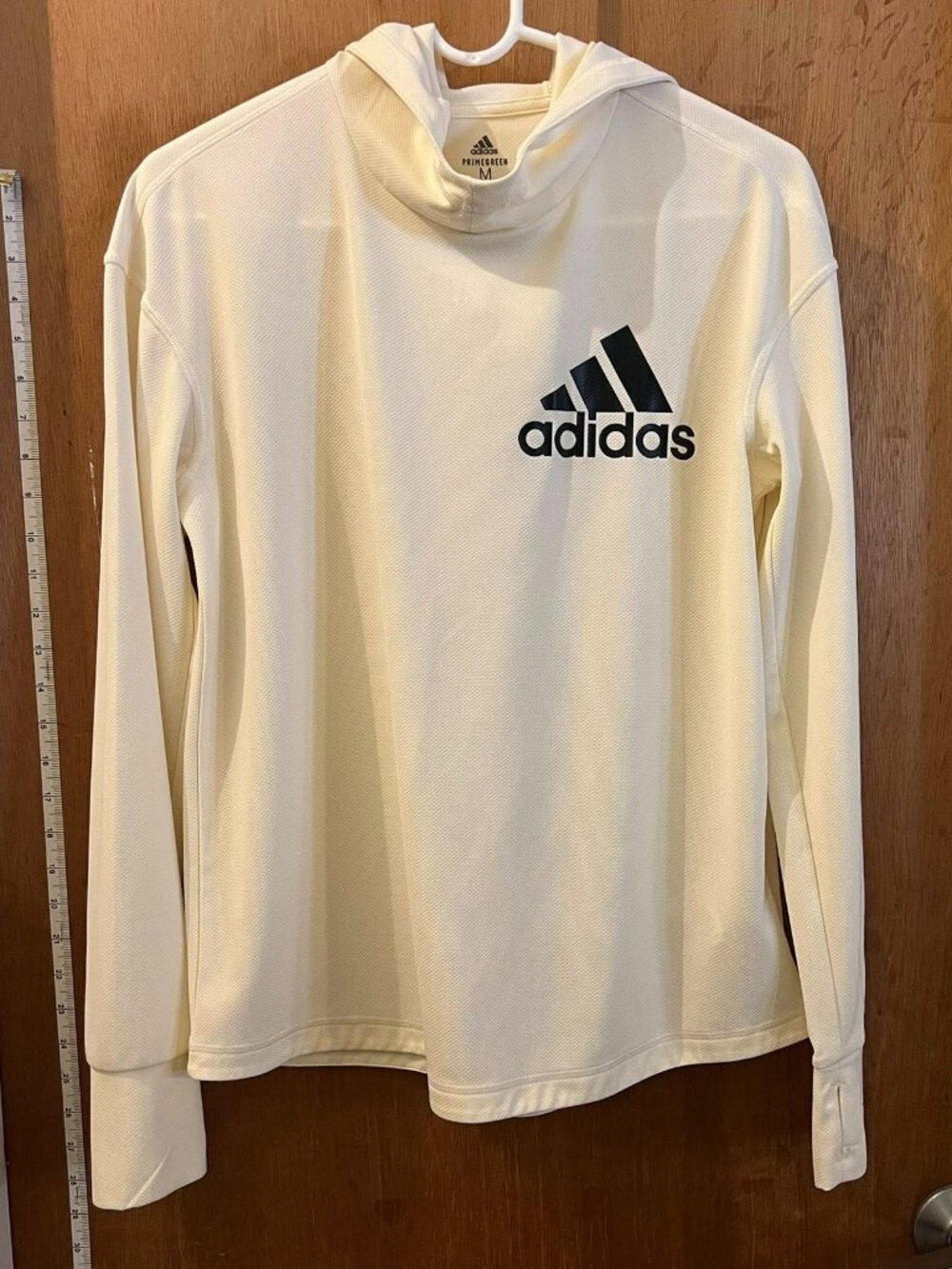 🐻Size M - Adidas - Cream Pullover Hoodie